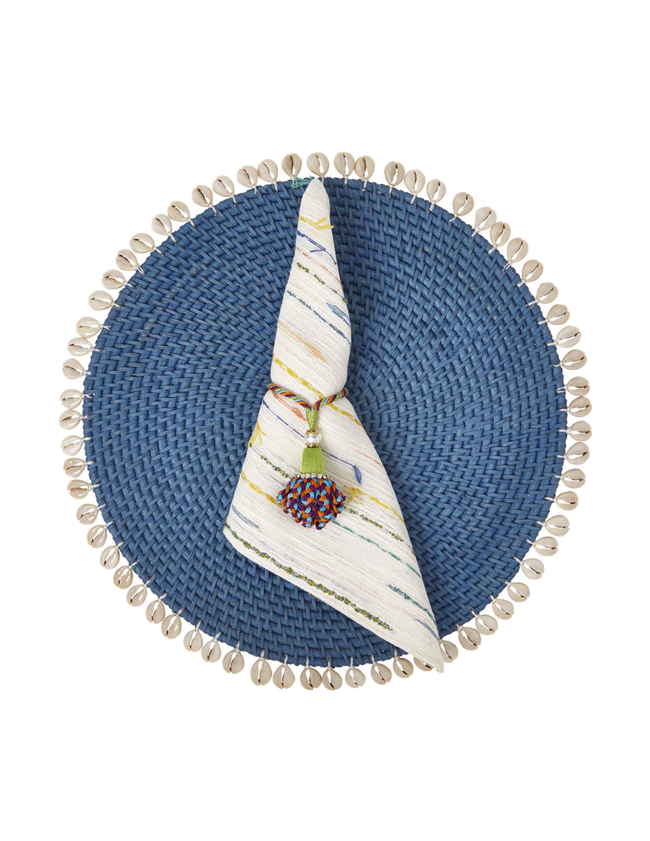 Capiz Placemat Set/4 - Blue
