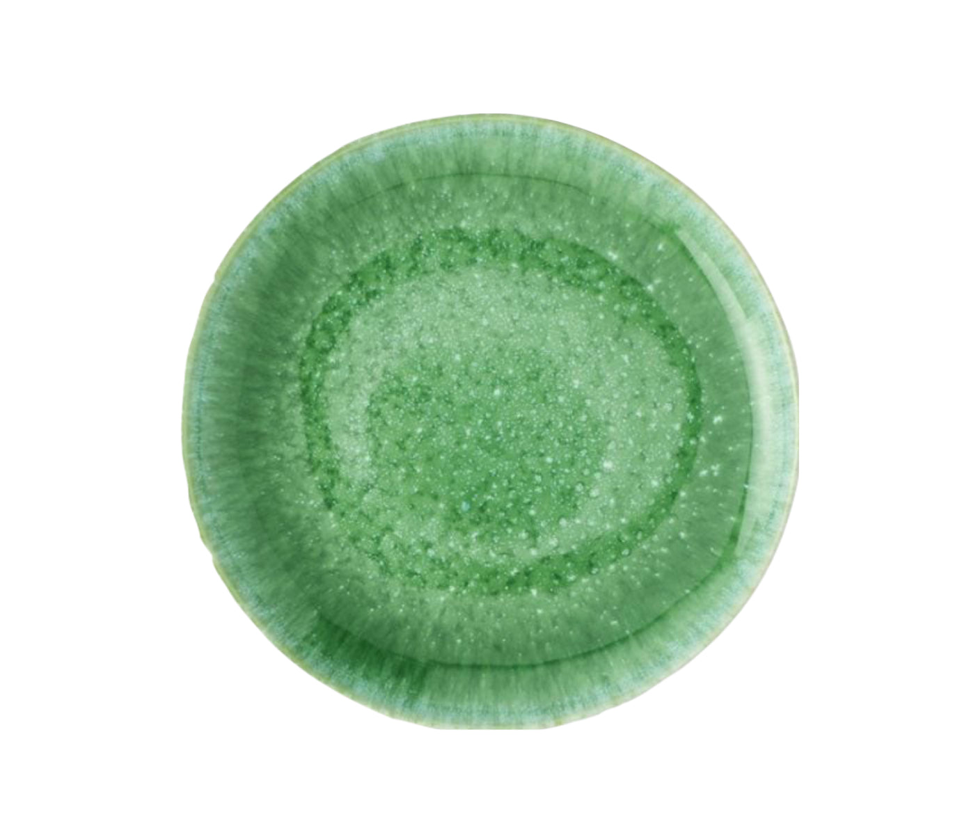 Eloise Reactive Emerald Bread Plate Set of 4