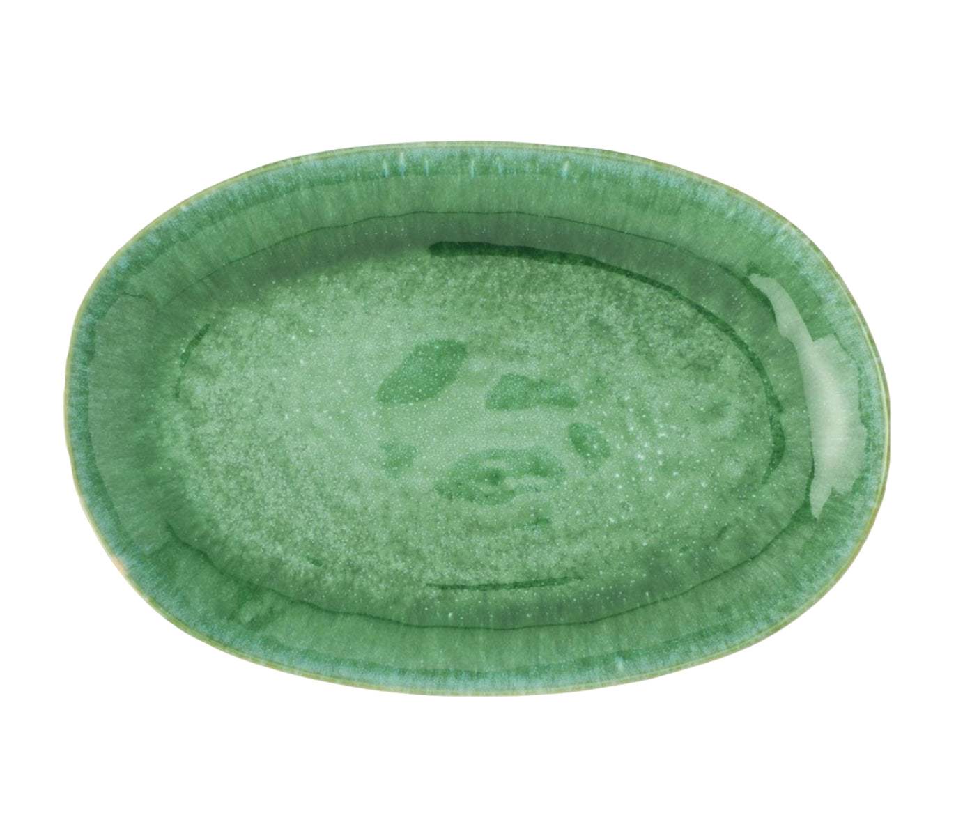 Eloise Reactive Emerald Serving Platters