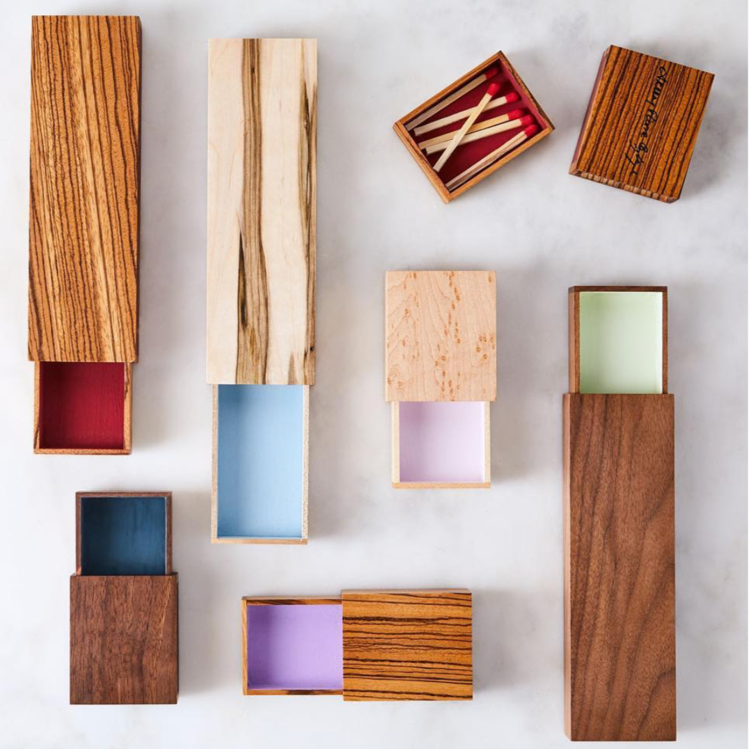Zebrawood Matchbox - Long