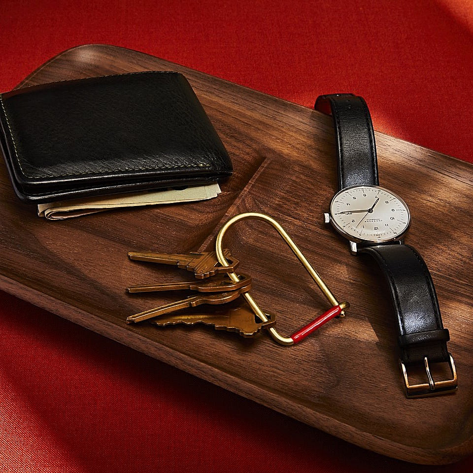 Wilson Key Ring - Brass Enameled
