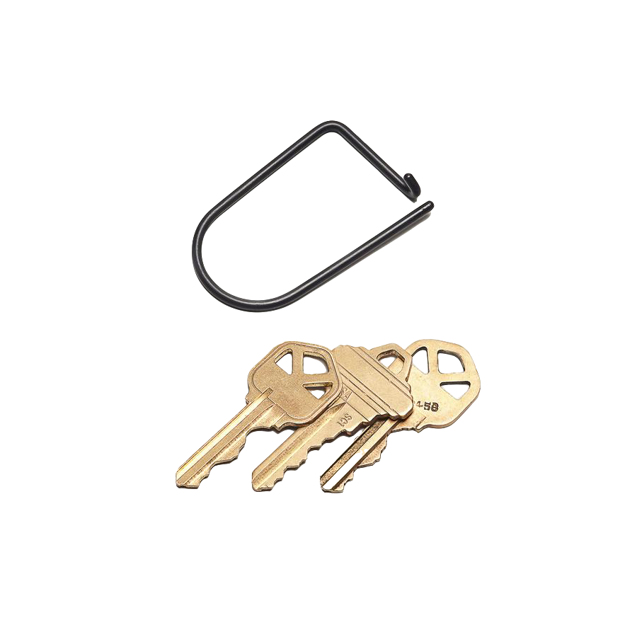 Wilson Key Ring - Carbon Black