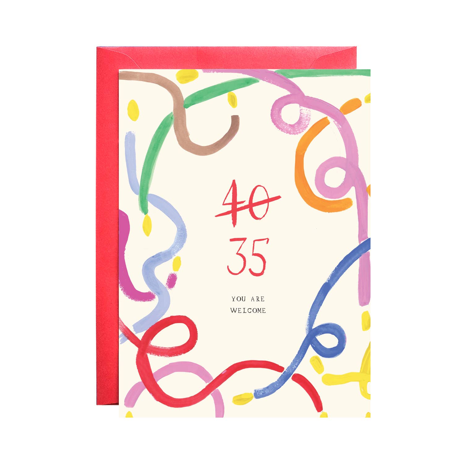 Thirty-five Again Greeting Card