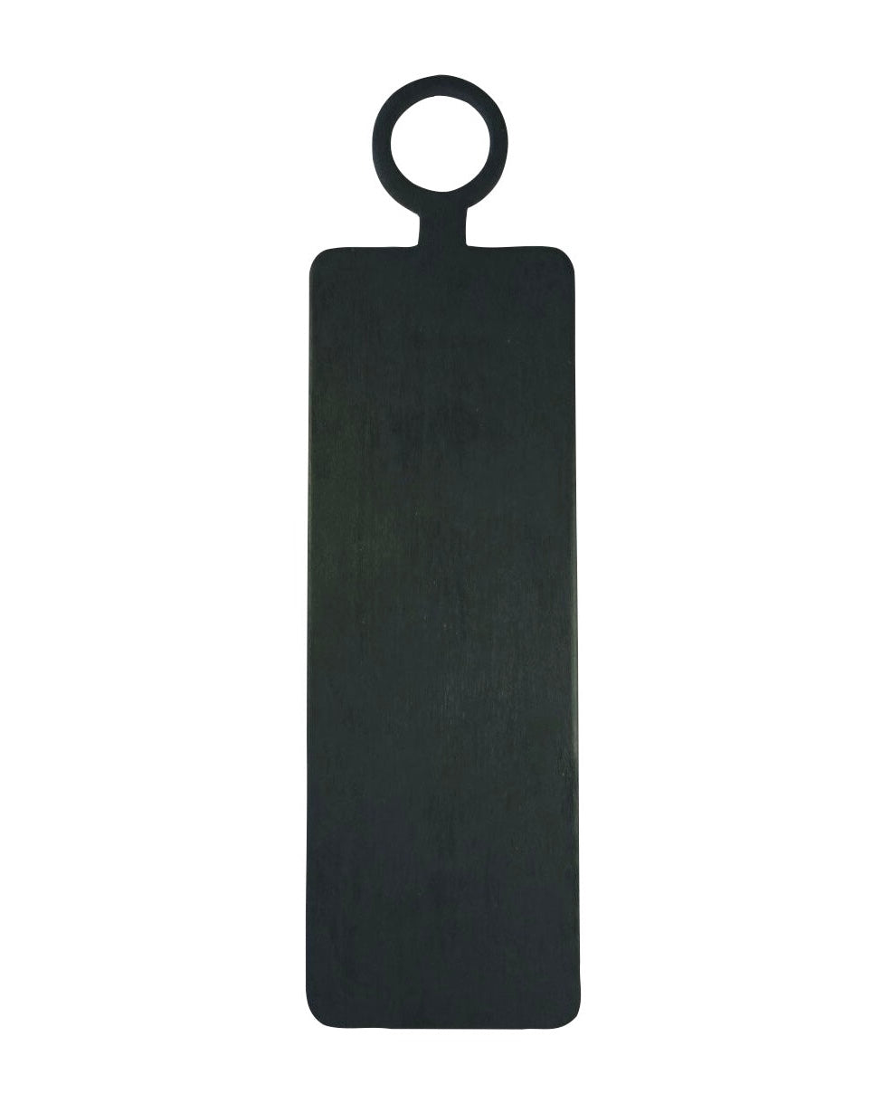 Black Mango Wood Rectangular Long Board