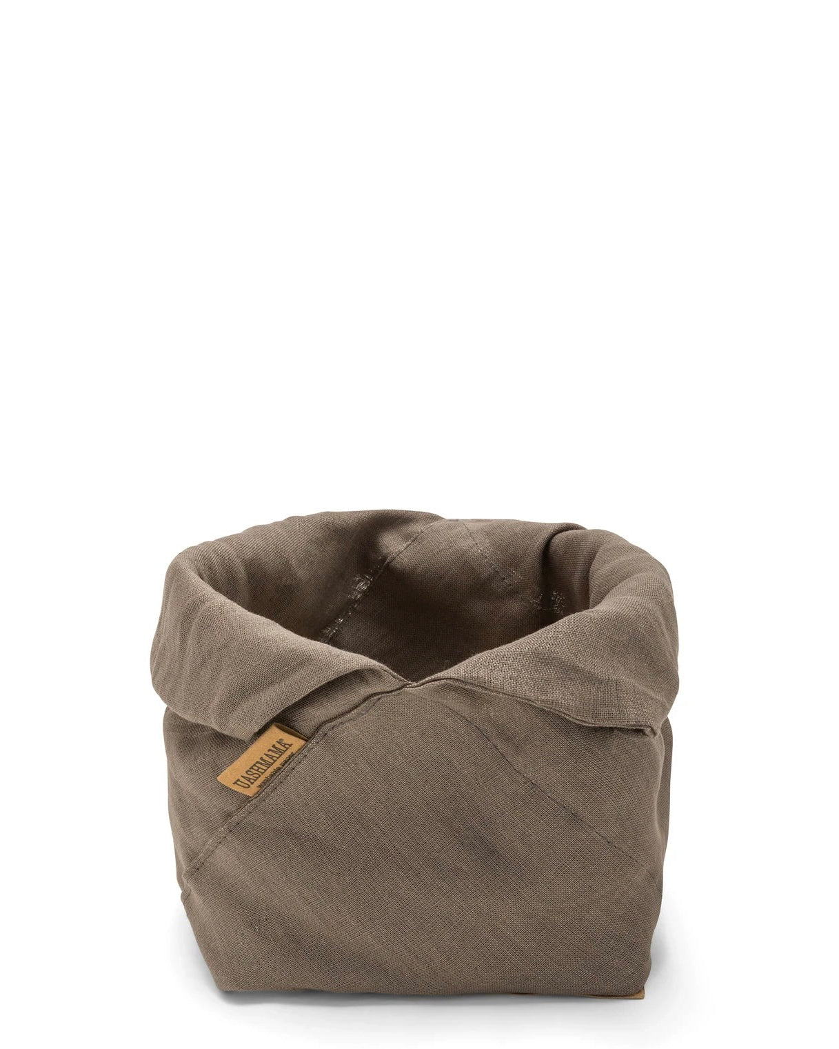 Linen Fiocco Bread Bag - Dark Grey
