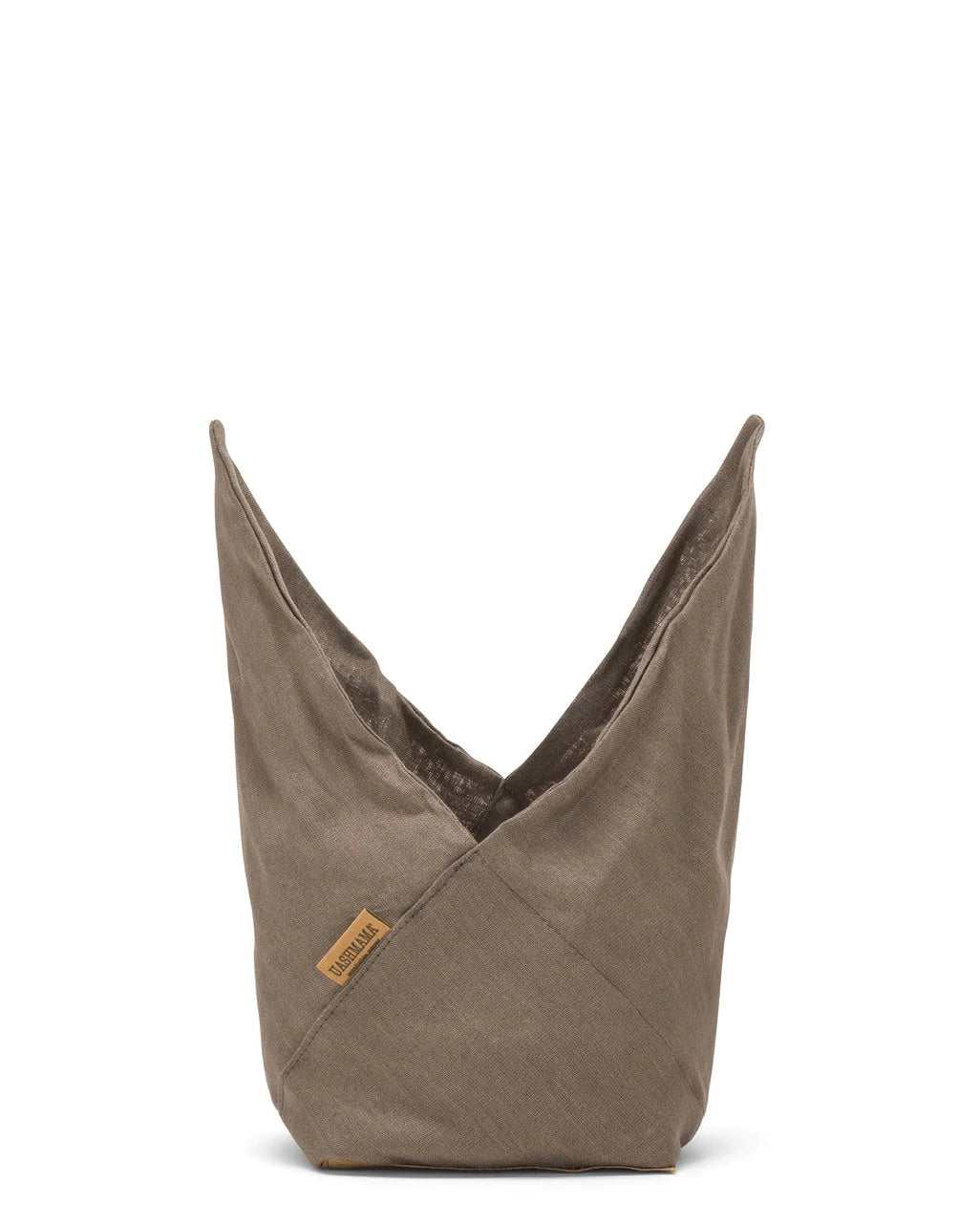 Linen Fiocco Bread Bag - Dark Grey