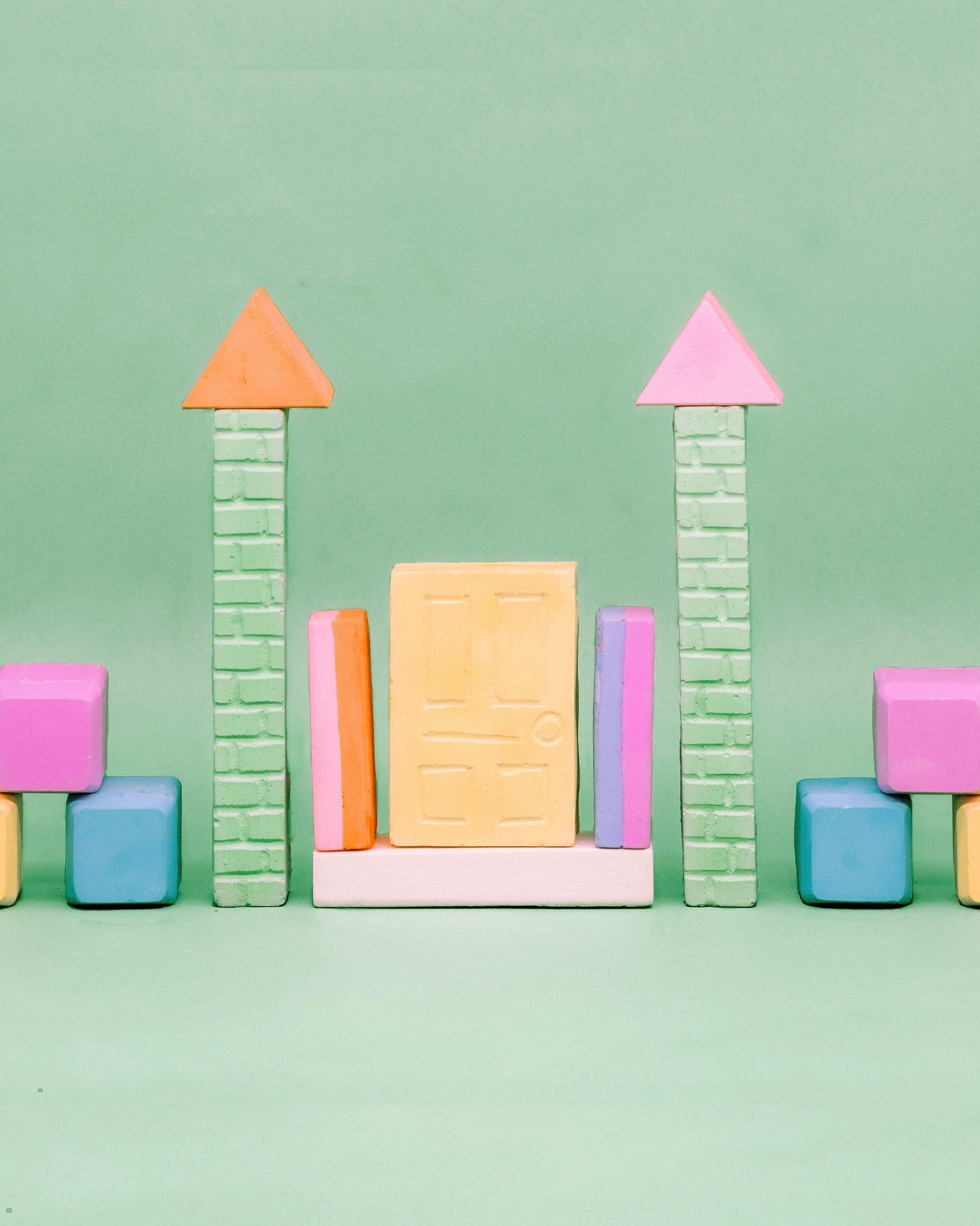 Sidewalk Chalk Castle