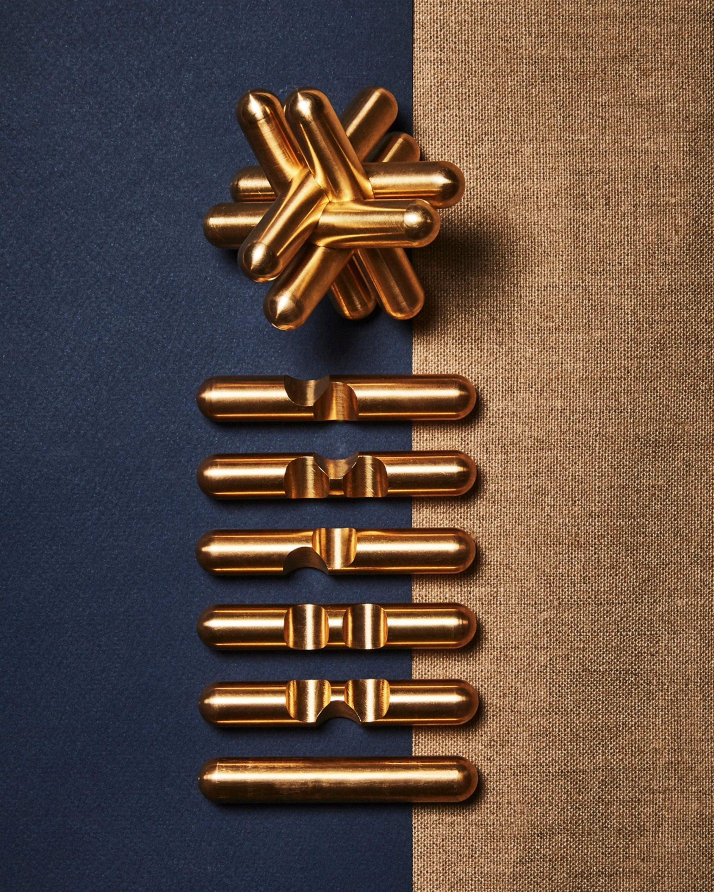 Jack Puzzle - Brass