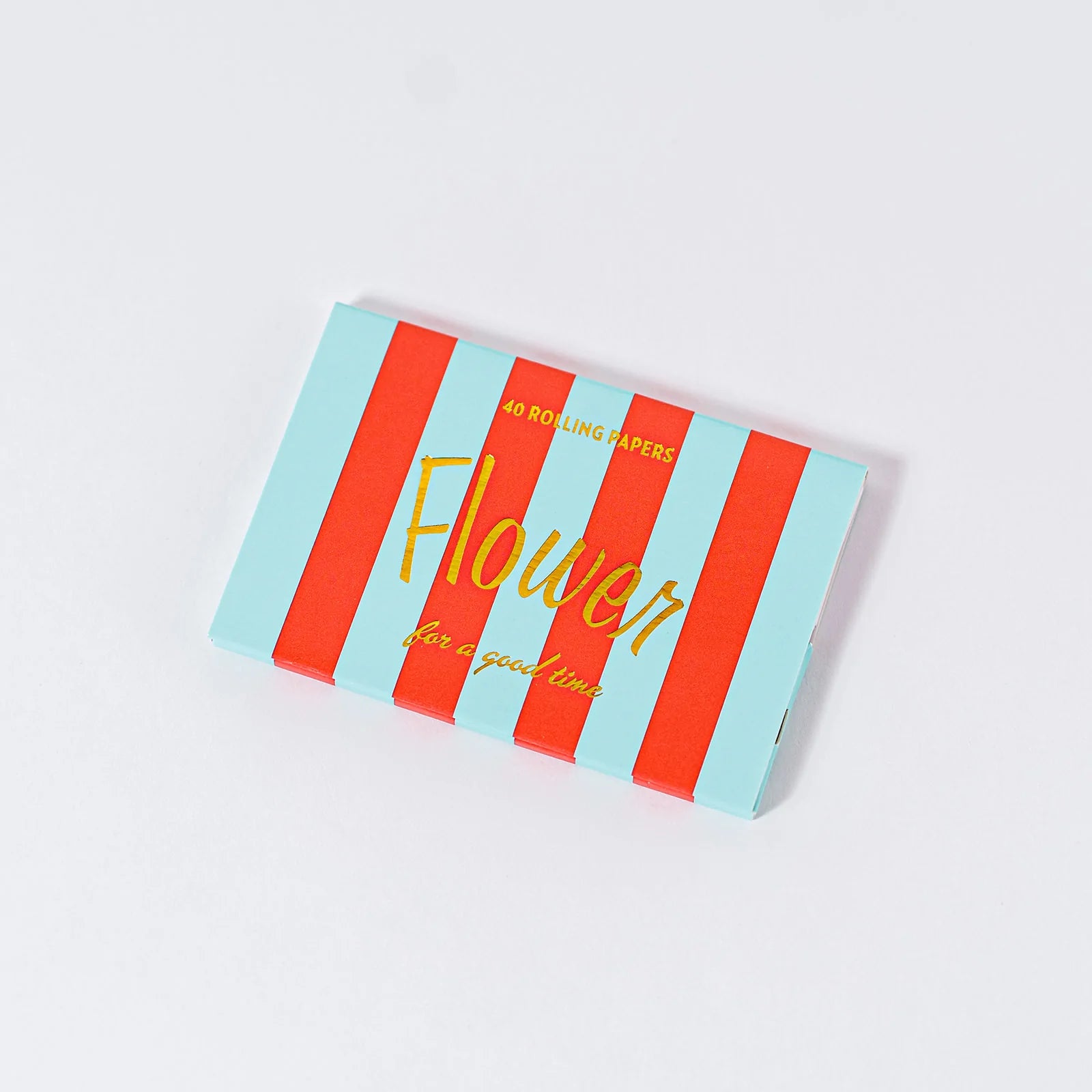 Flower Signature Rolling Papers - Mint Red Multi