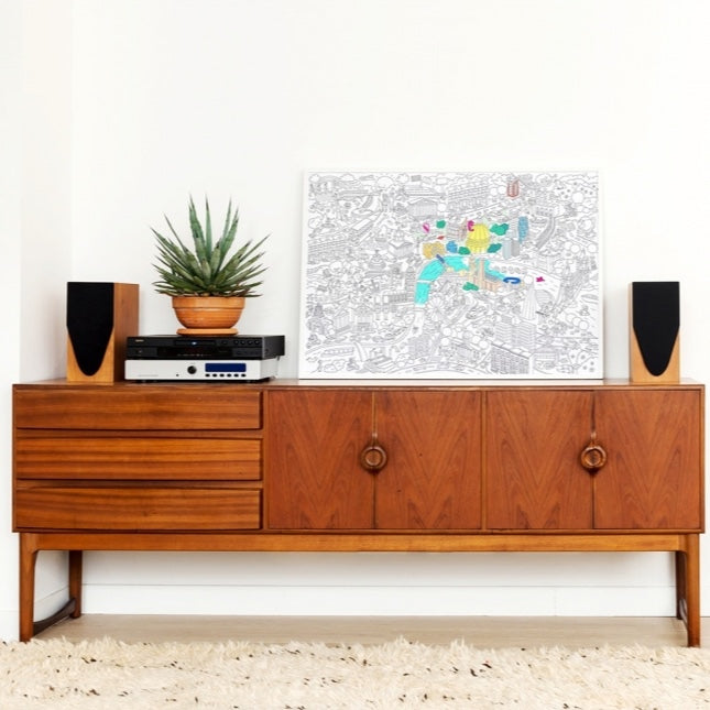 Giant Coloring Poster - London