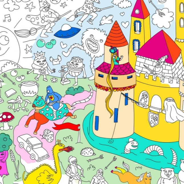 Giant Coloring Poster - Magic