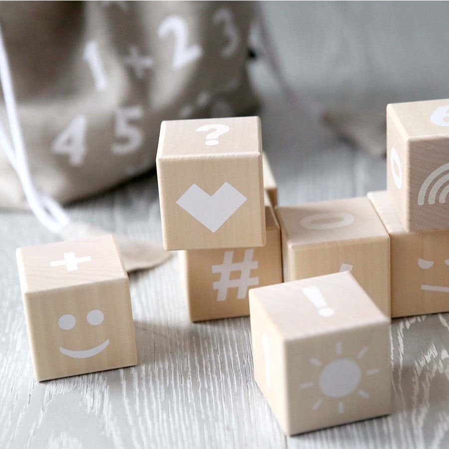 Math Blocks - White