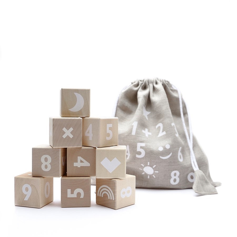 Math Blocks - White