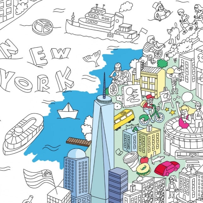 Giant Coloring Poster - New York
