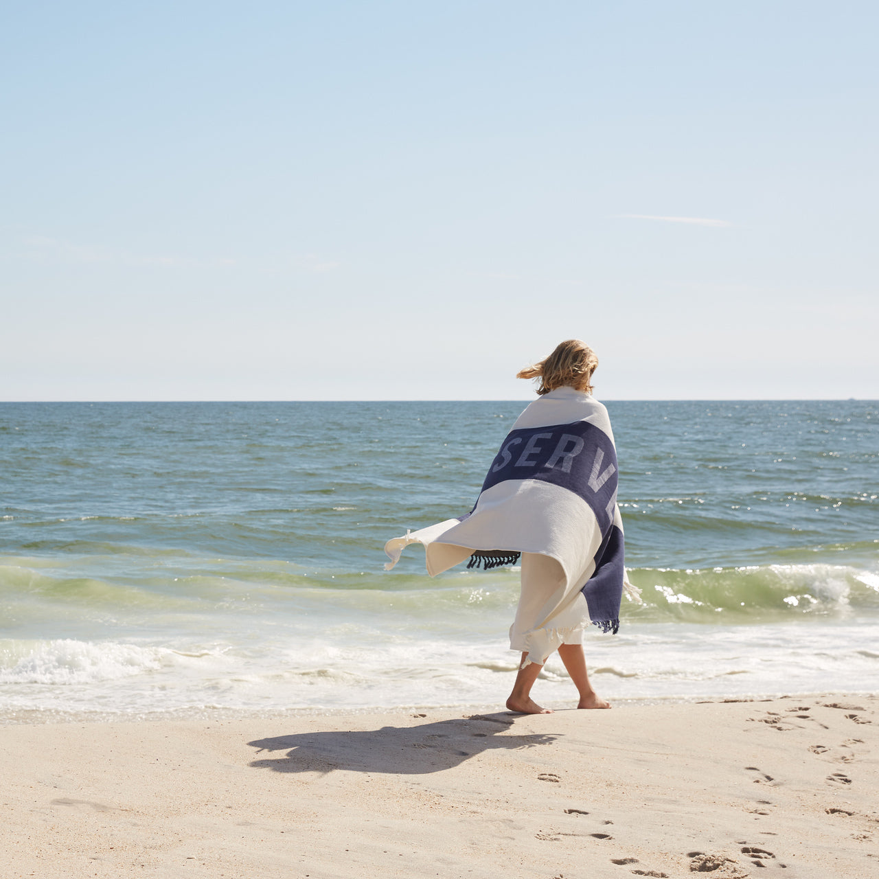 Reserved Beach Towel - Indigo