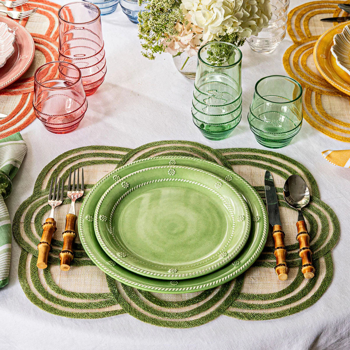 Berry & Thread Melamine Dinner Plate Set/4