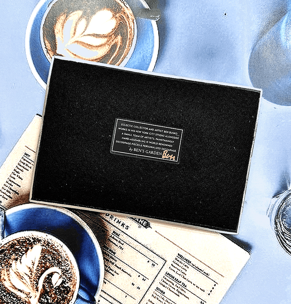 The Best Is Yet To Be Decoupage Glass Tray