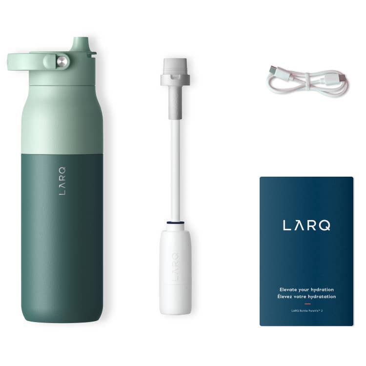 PureVis2 Smart Water Bottle 34oz - Eucalyptus Green