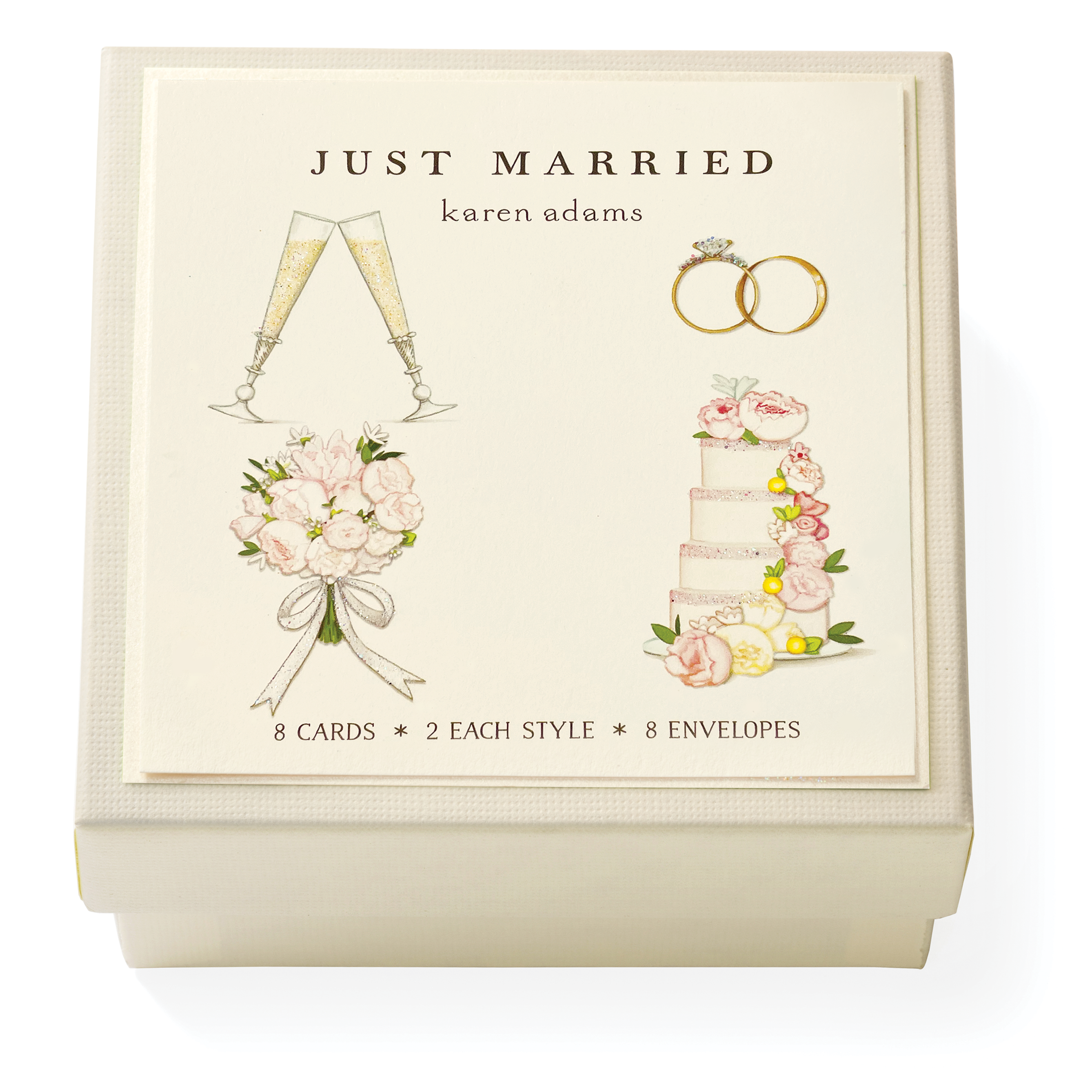 Karen Adams Designs - Wedding Cake Individual Gift Enclosure