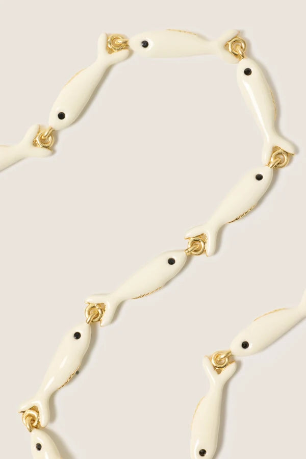 Enamel Sardine Necklace