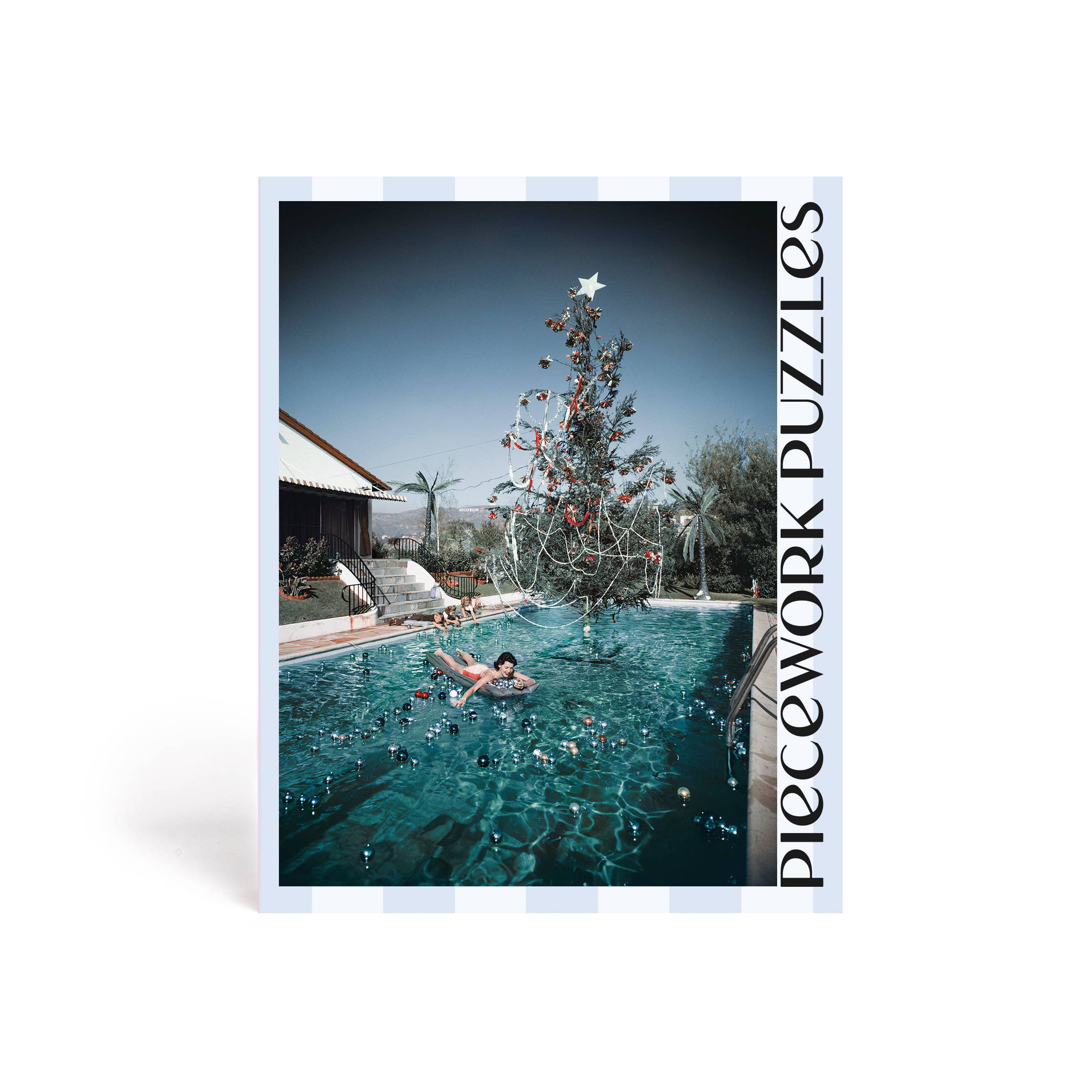 Slim Aarons Christmas Swim Puzzle