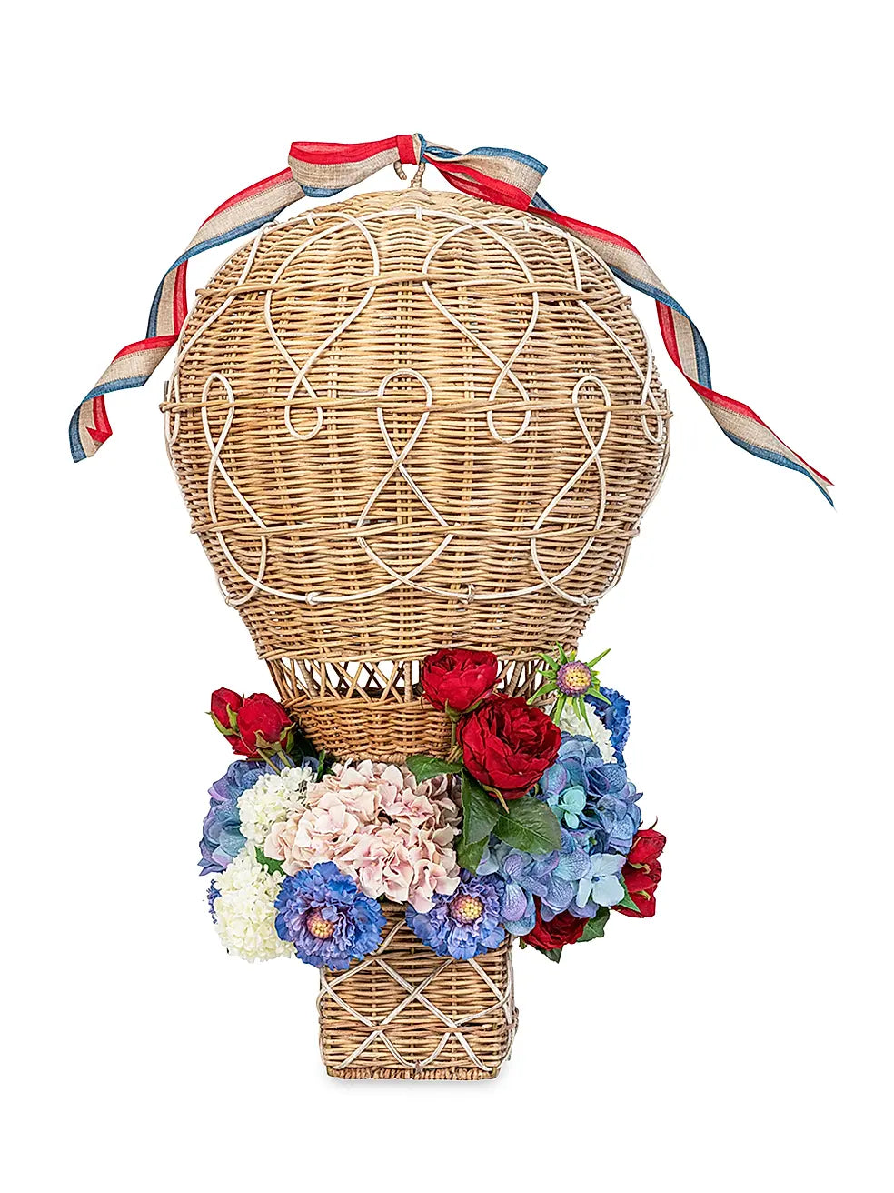 Large Provence Rattan Hot Air Balloon