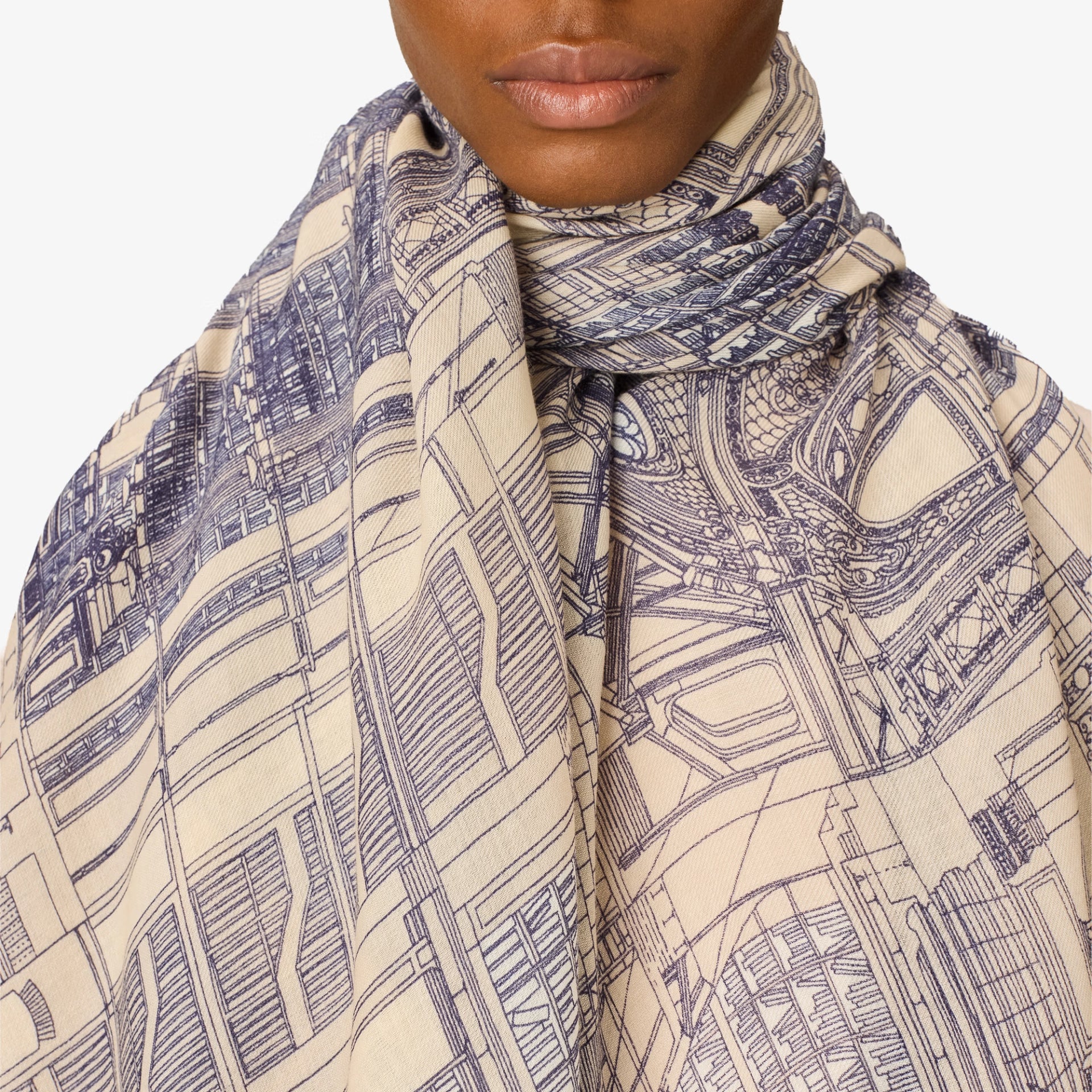 Scarf 100 - Vivienne - GREY