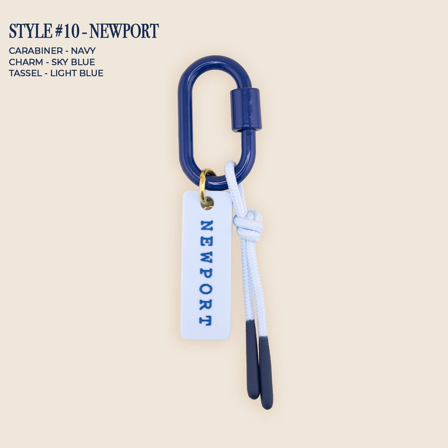 Freshwater Curated Goods™ - Custom Your City Bag Charm: Style #11 - New York City