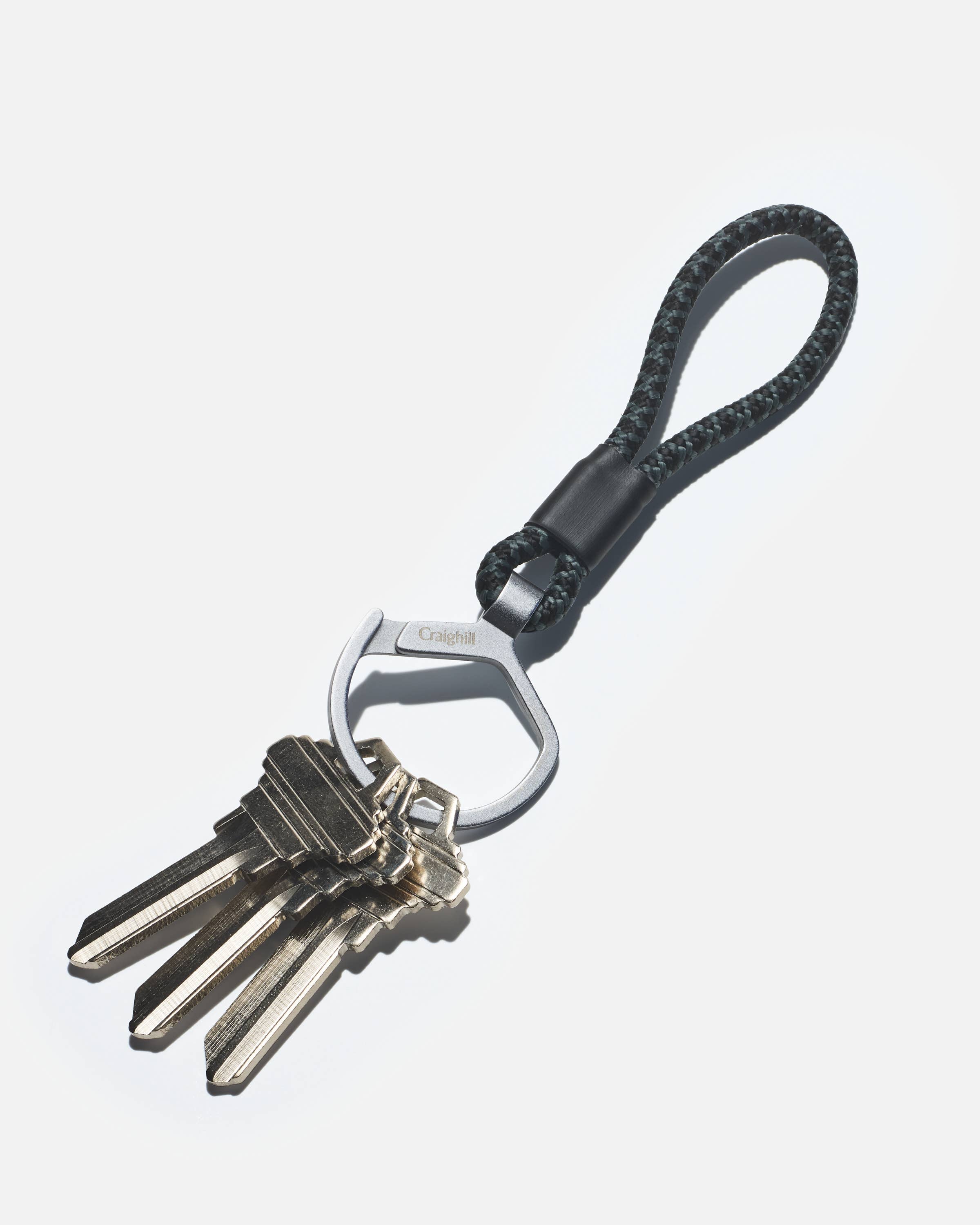 Craighill - Rope Split Ring: Black