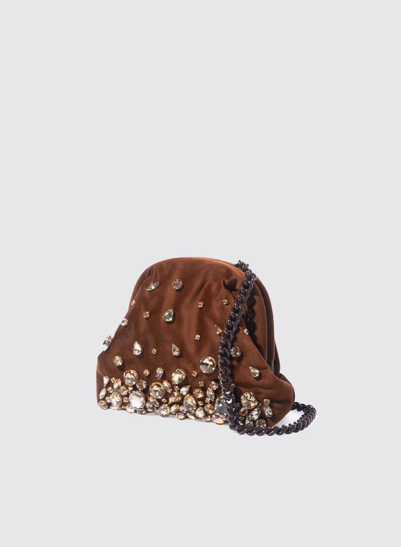 Pepita Clutch - Brown