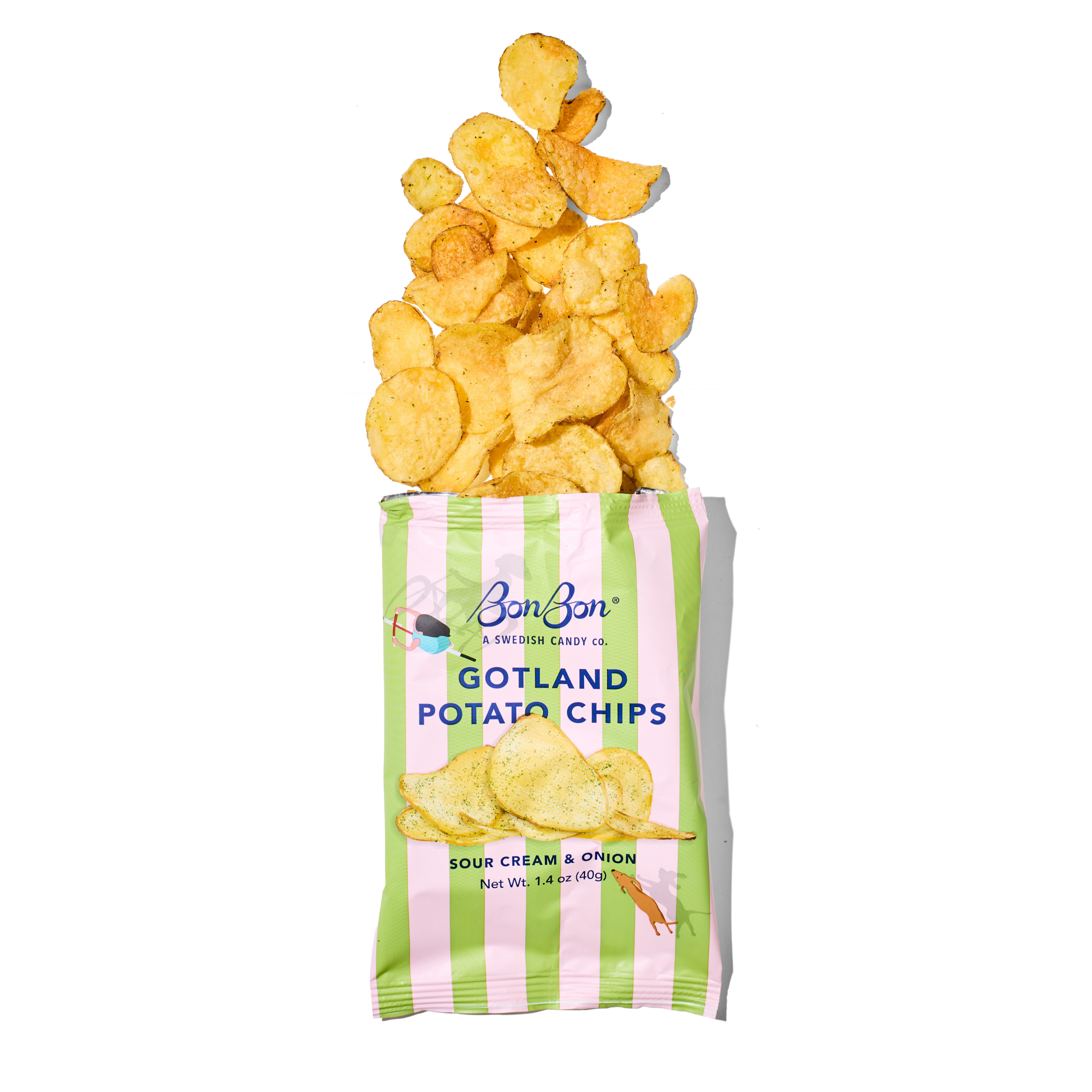 BonBon - A Swedish Candy Co - BonBon's Sour Cream and Onion Potato Chips