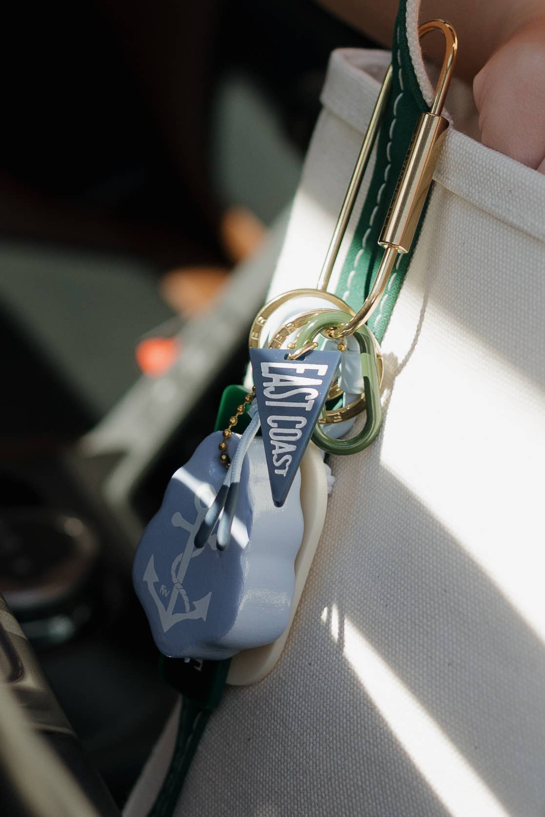 Freshwater Curated Goods™ - East Coast Pennant Bag Charm