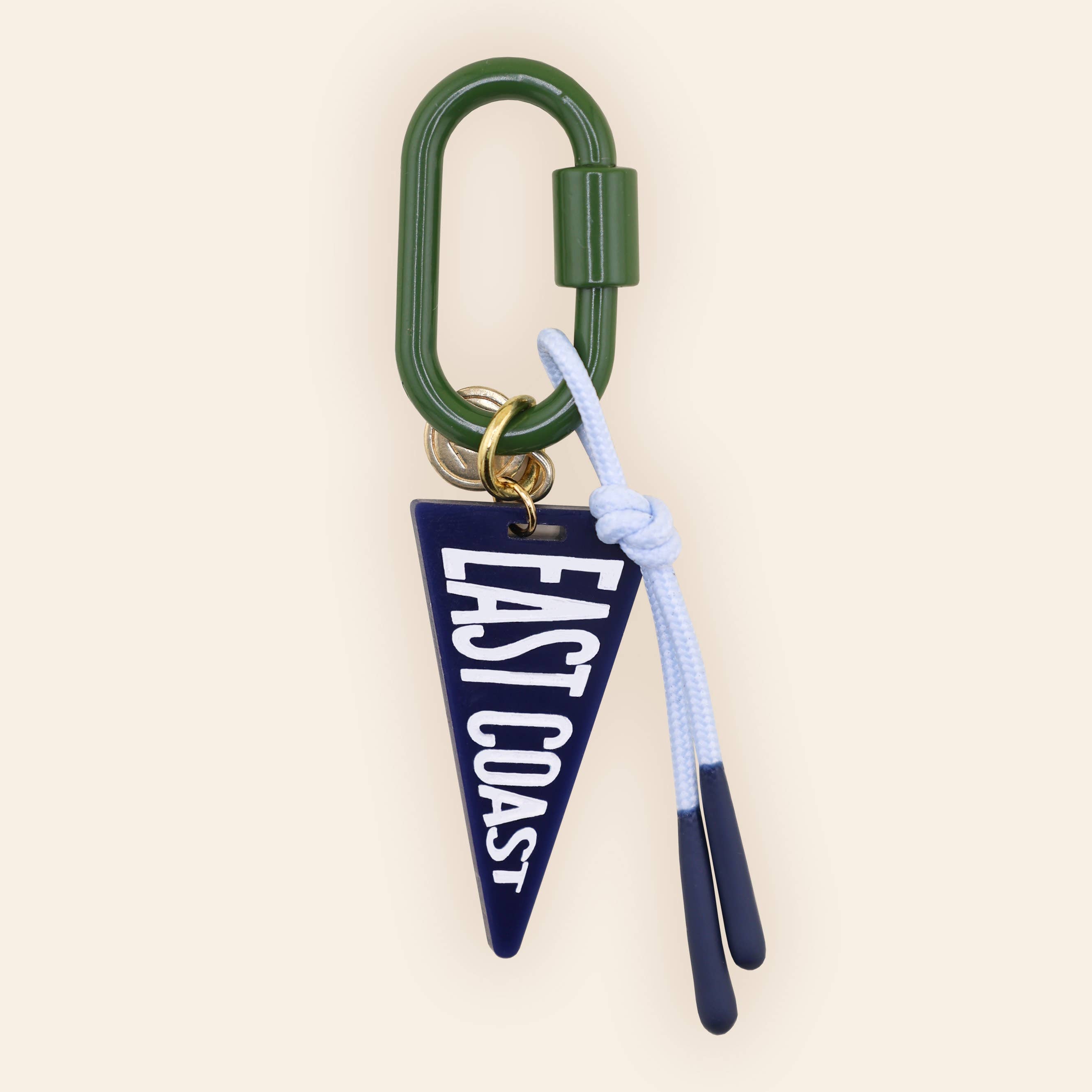 Freshwater Curated Goods™ - East Coast Pennant Bag Charm