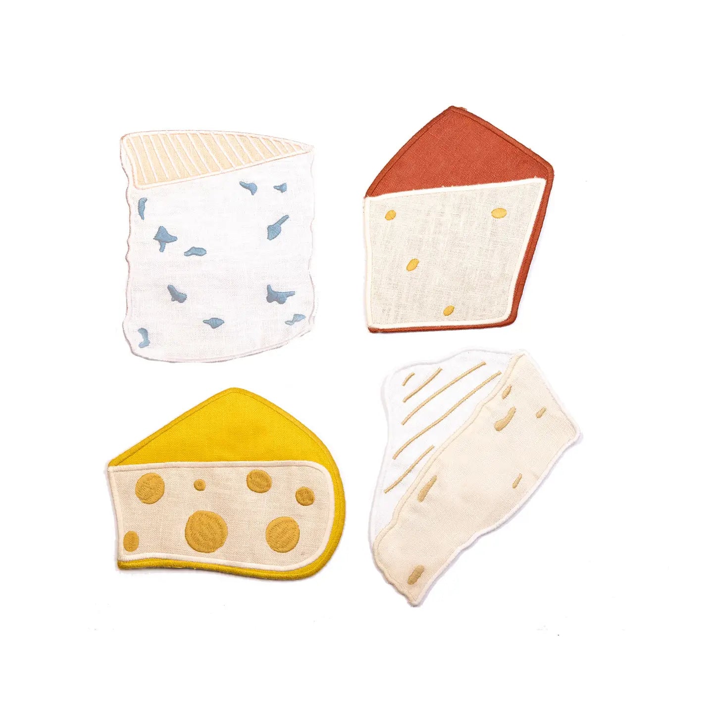 Cocktail Napkins Set of 4 - Cheese