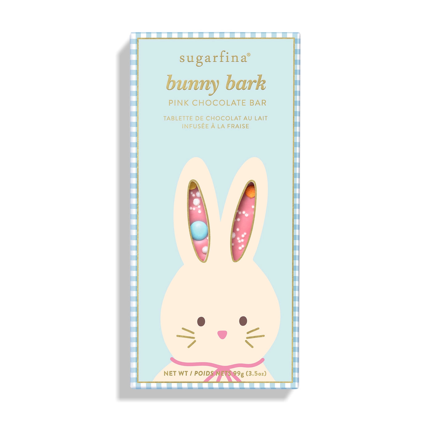 Bunny Bark Pink Chocolate Bar