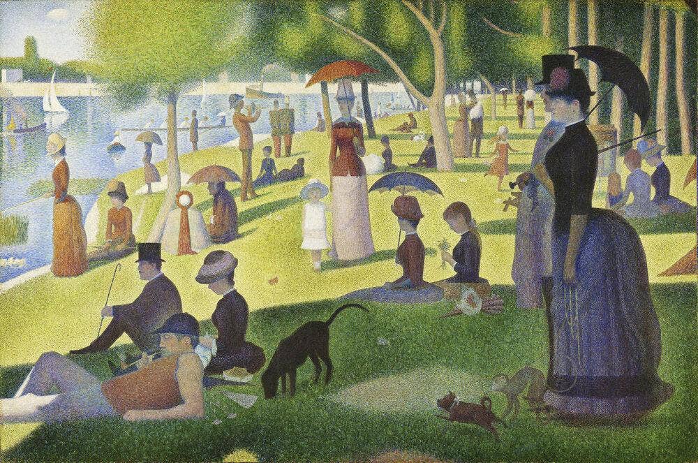 A Sunday on La Grande by Georges Seurat 500 Piece Puzzle