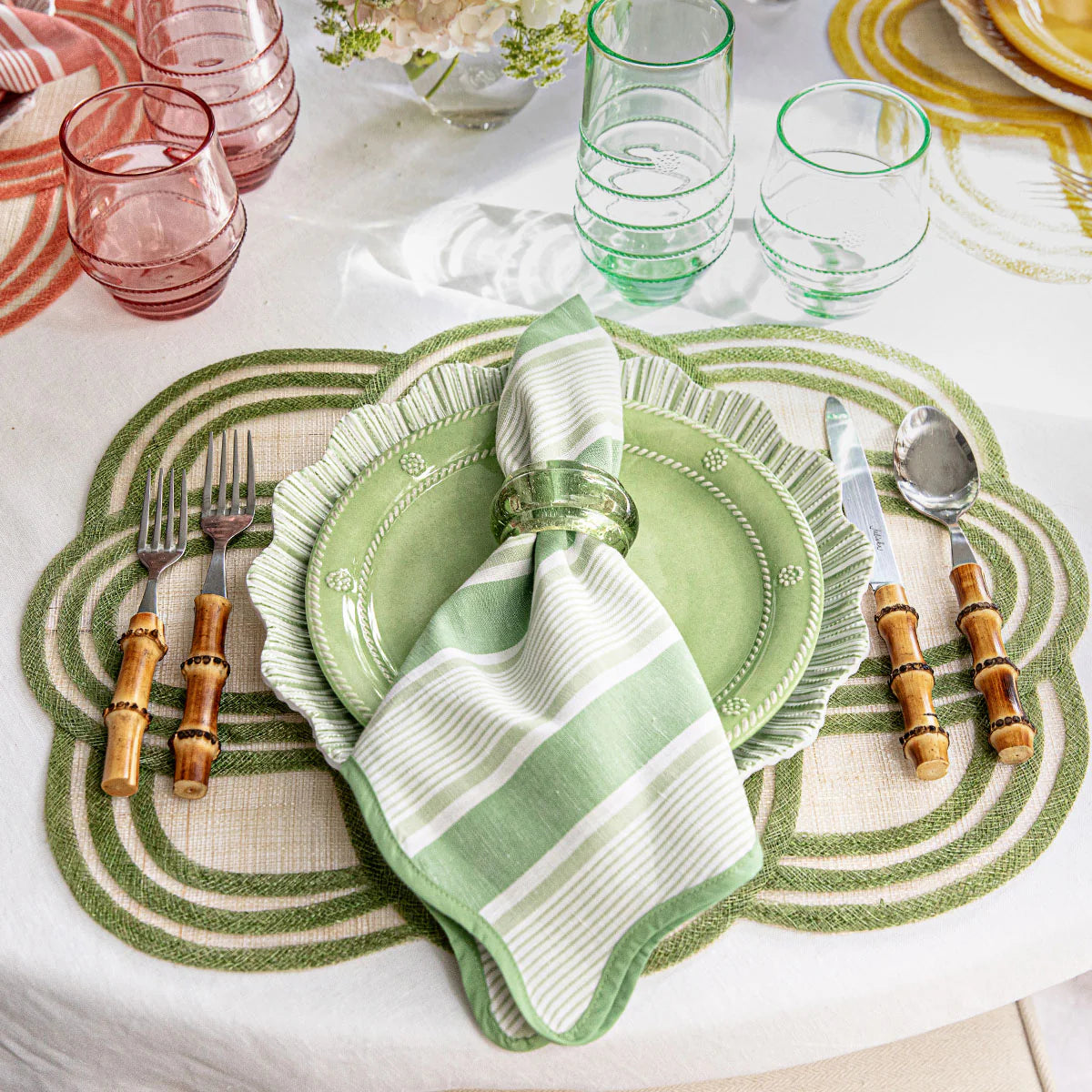 Provence Napkin Ring Set/4