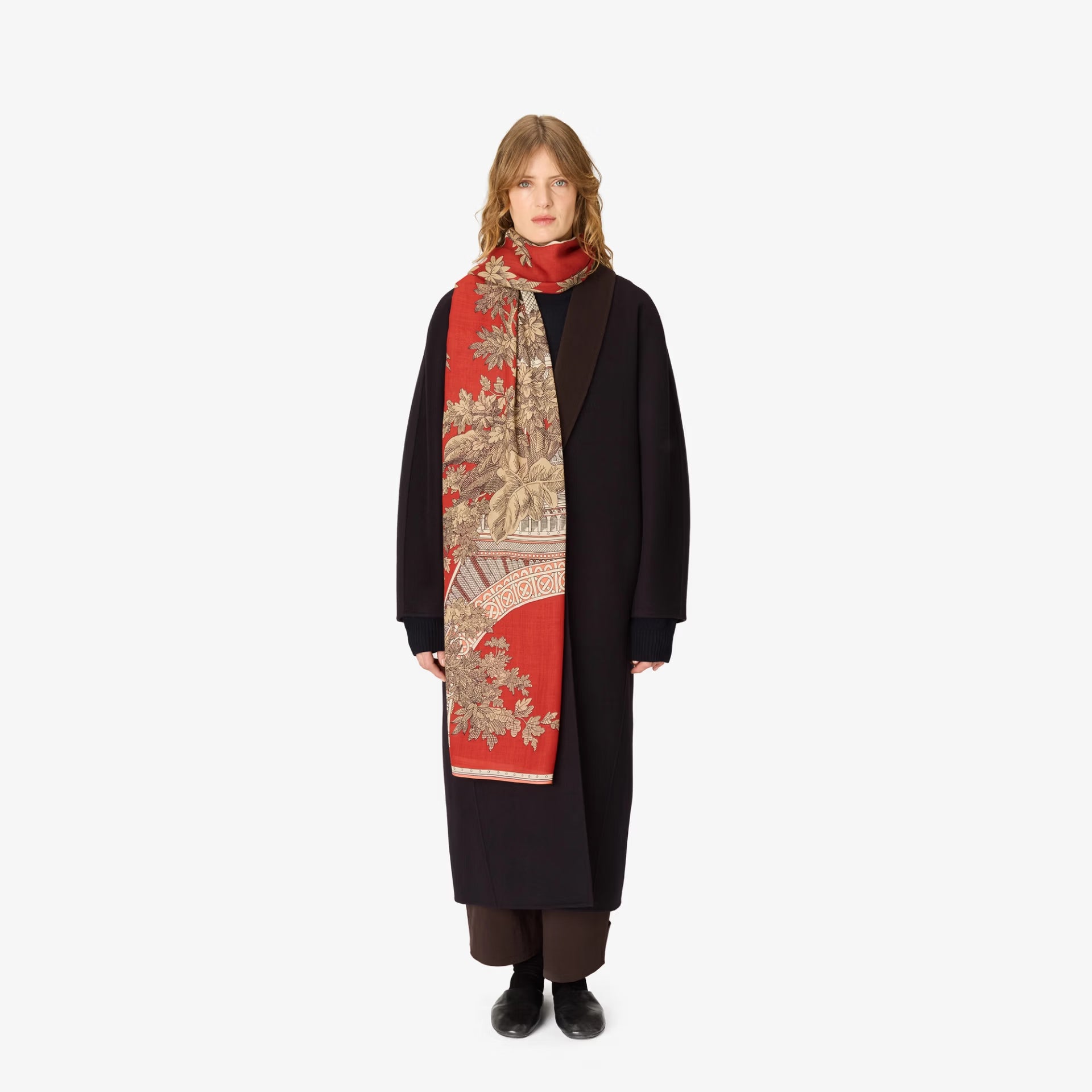 Scarf 80 - 1889 - Terracotta