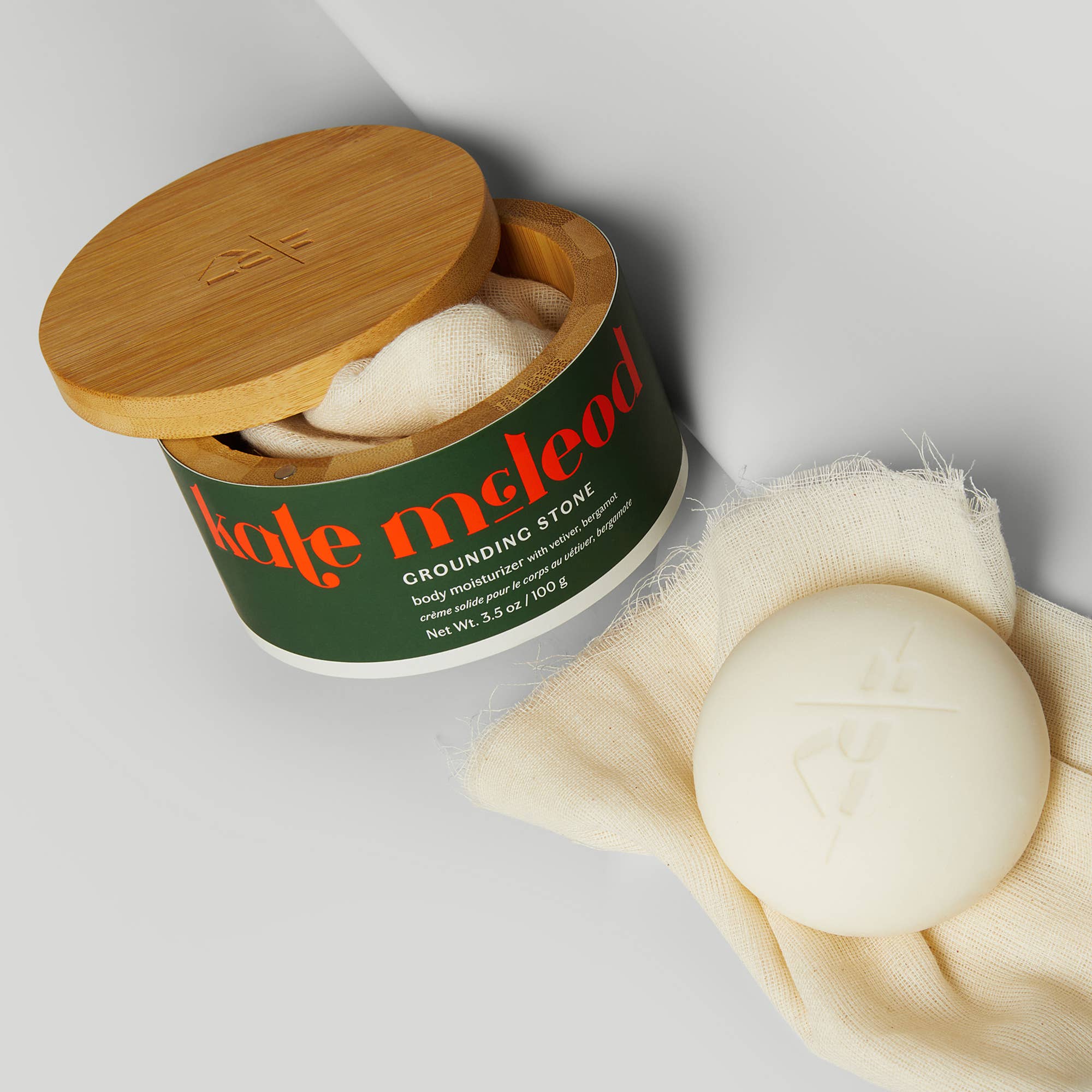 Kate McLeod - Grounding Stone | Deep Moisturizing Lotion Bar: Refill (3.5 oz)