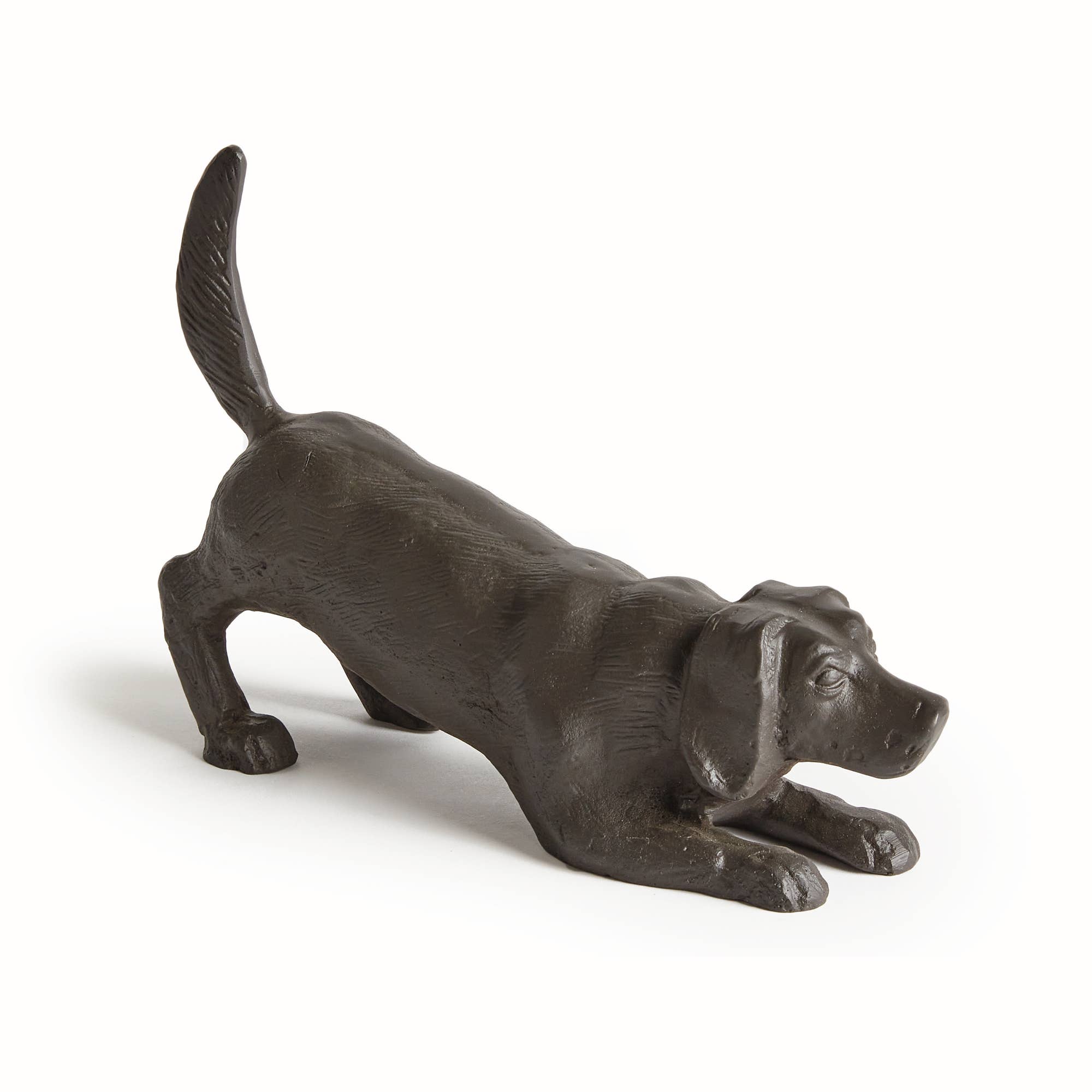 Napa Home & Garden - Playful Dog Sculpture, Black