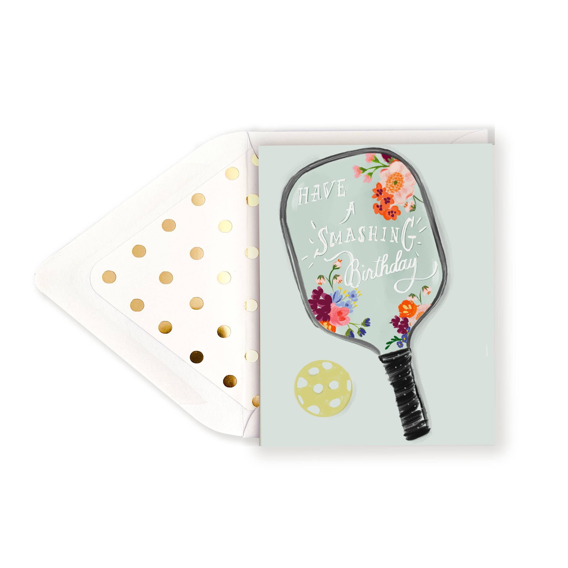 Have a Smashing Birthday Pickleball Card