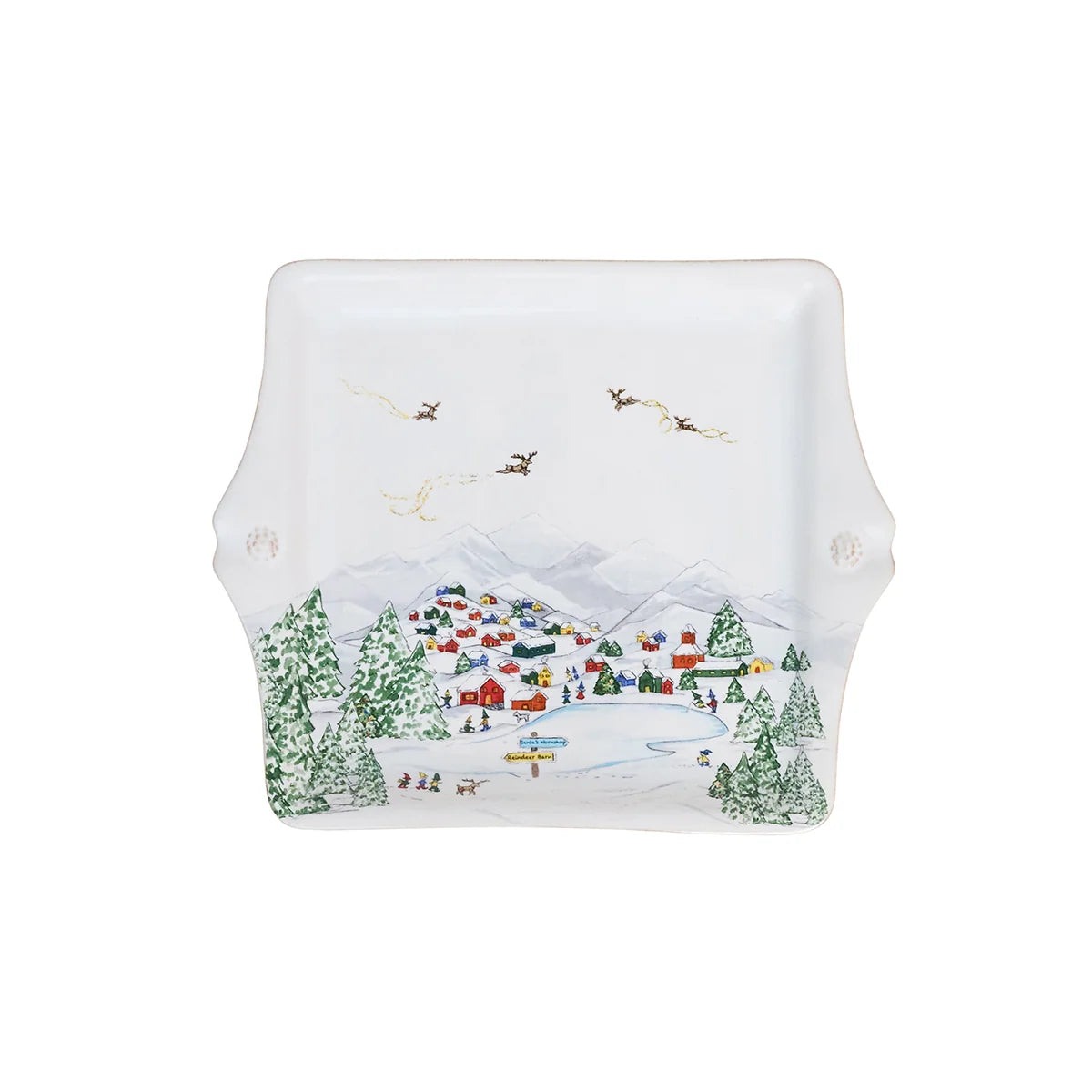 Berry & Thread North Pole Cookie Tray - 10"