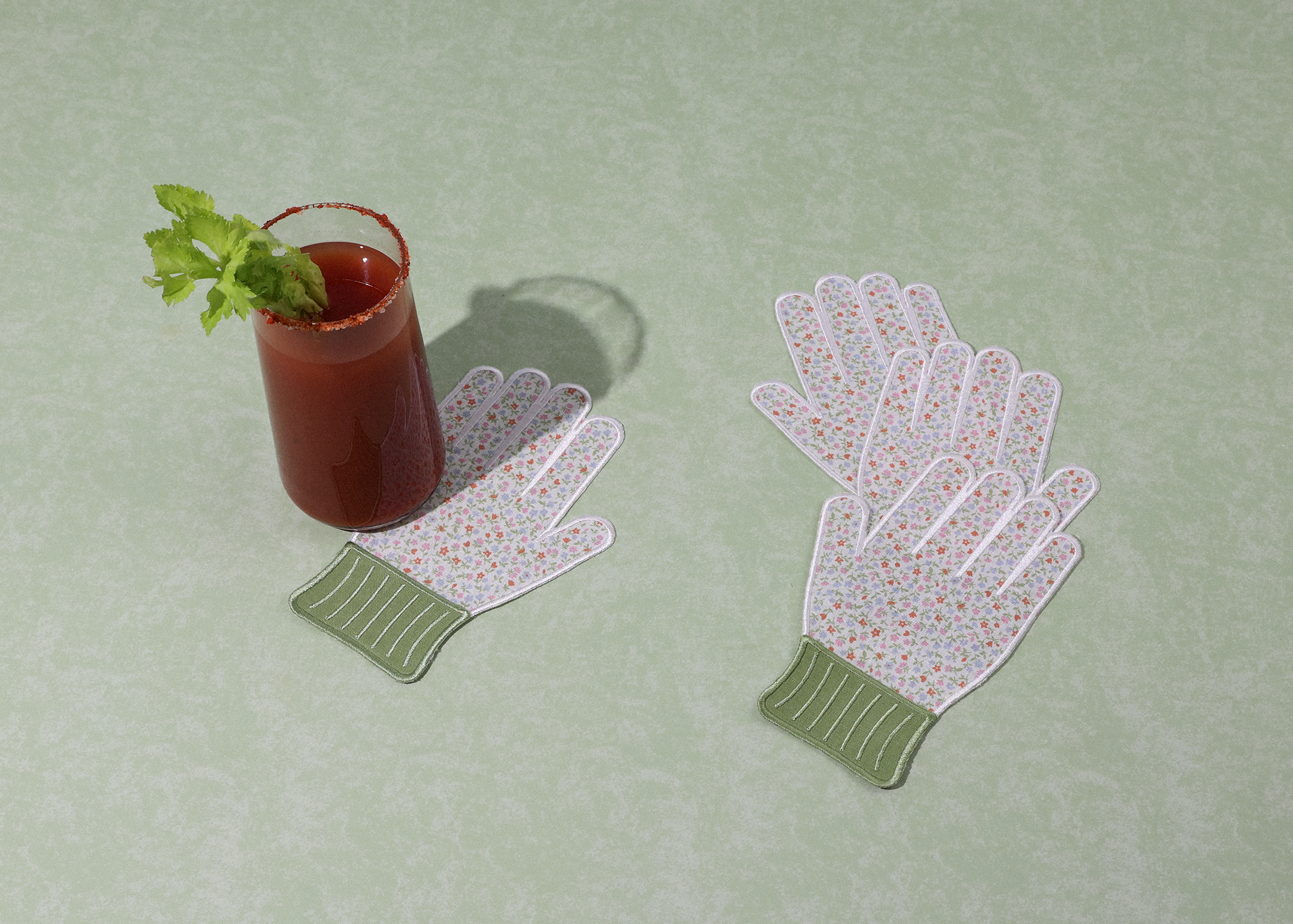 House of Gleason - Garden Glove Linen Cocktail Napkins - Set of 4