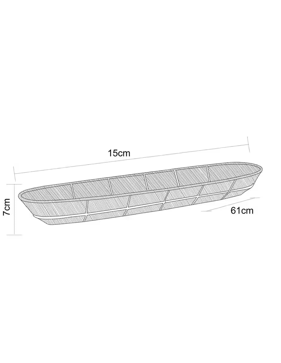 Dakar Twisted Wire Oval Basket
