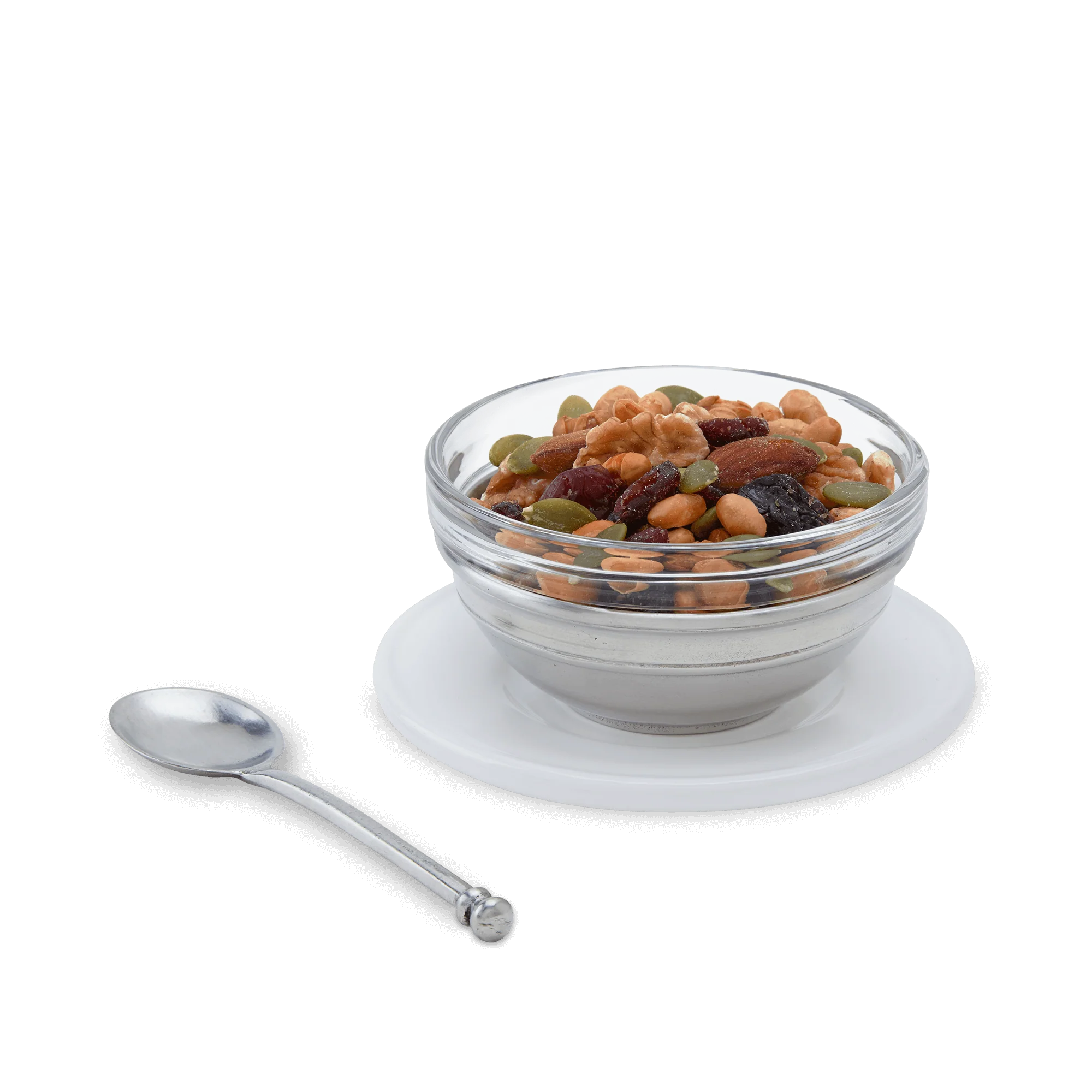 Convivio Condiment Uno with Spoon & Ceramic Saucer