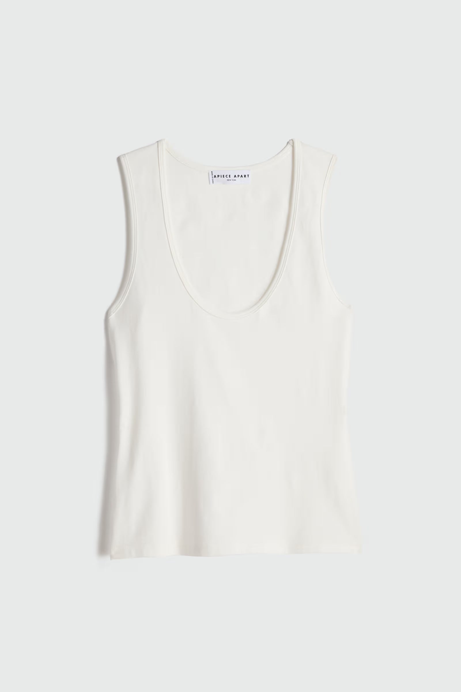 Uri Low-Cut Tank - Cream