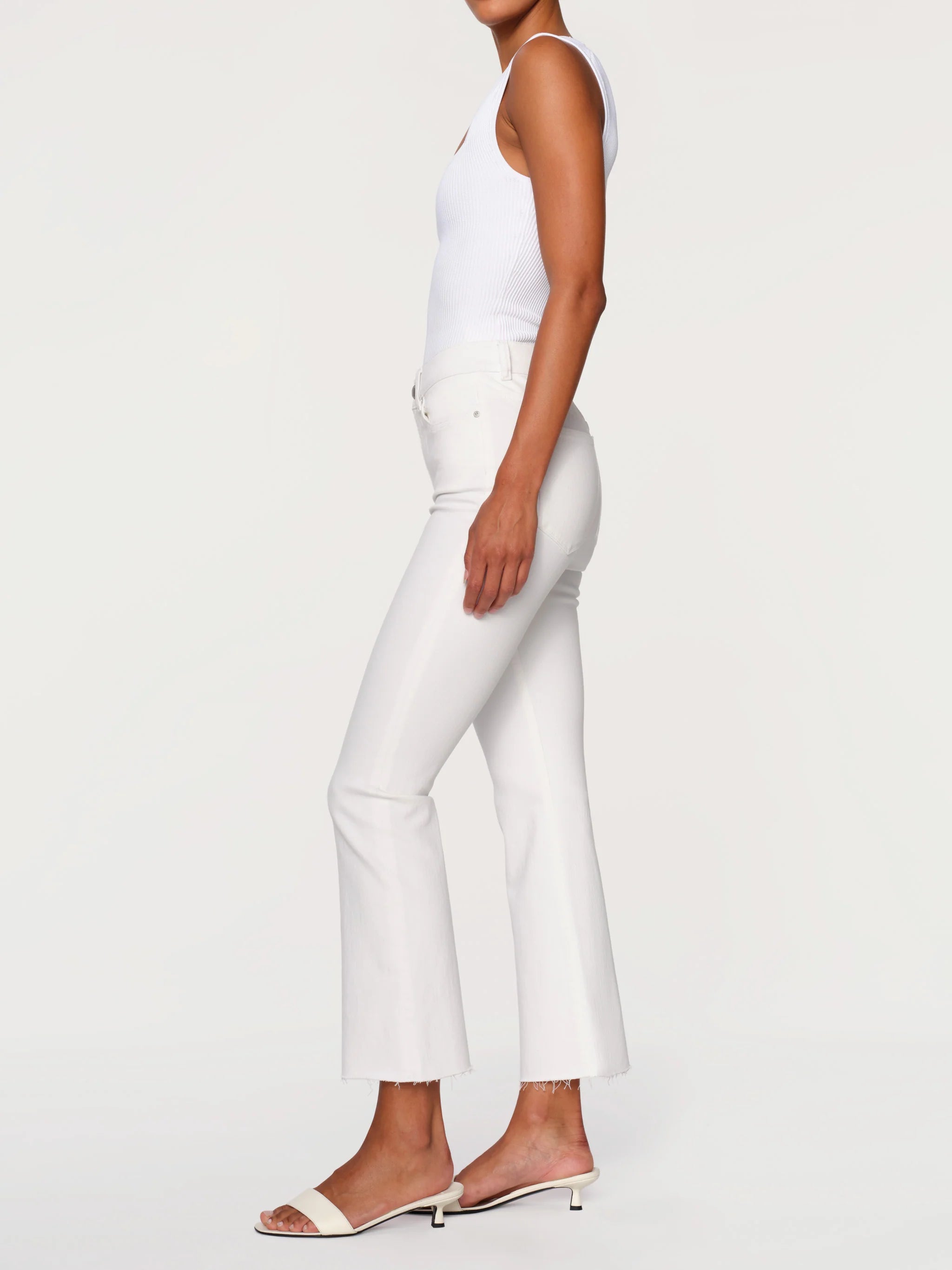 Bridget Boot High Rise Instasculpt™ 27" Jeans - White