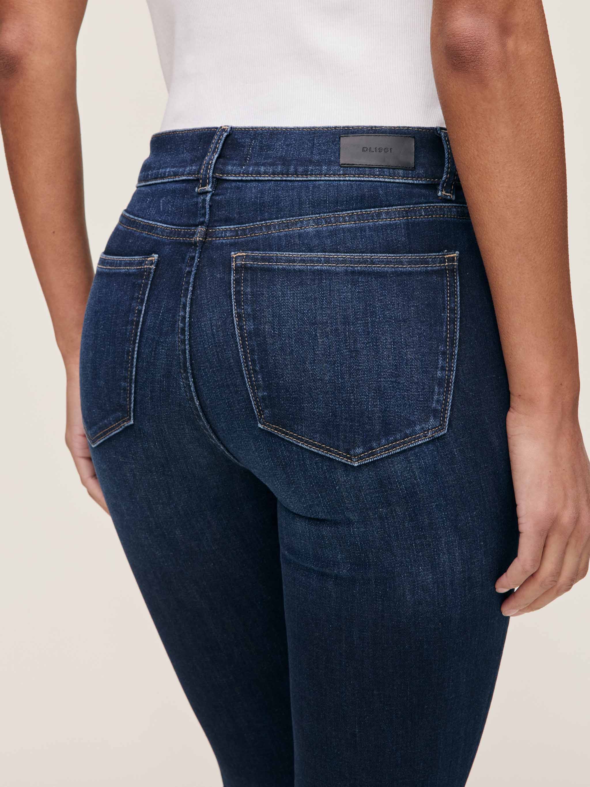 Mara Straight Mid Rise Instasculpt Ankle Jeans - Eastside