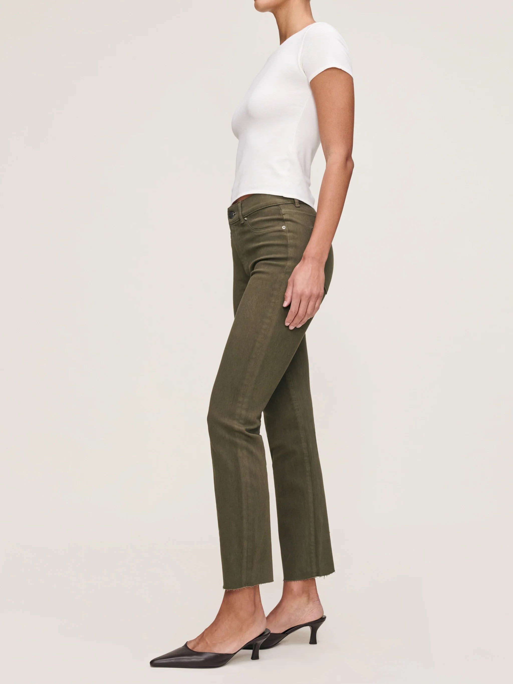 Mara Strait Mid Rise Instasclupt Ankle - Trellis