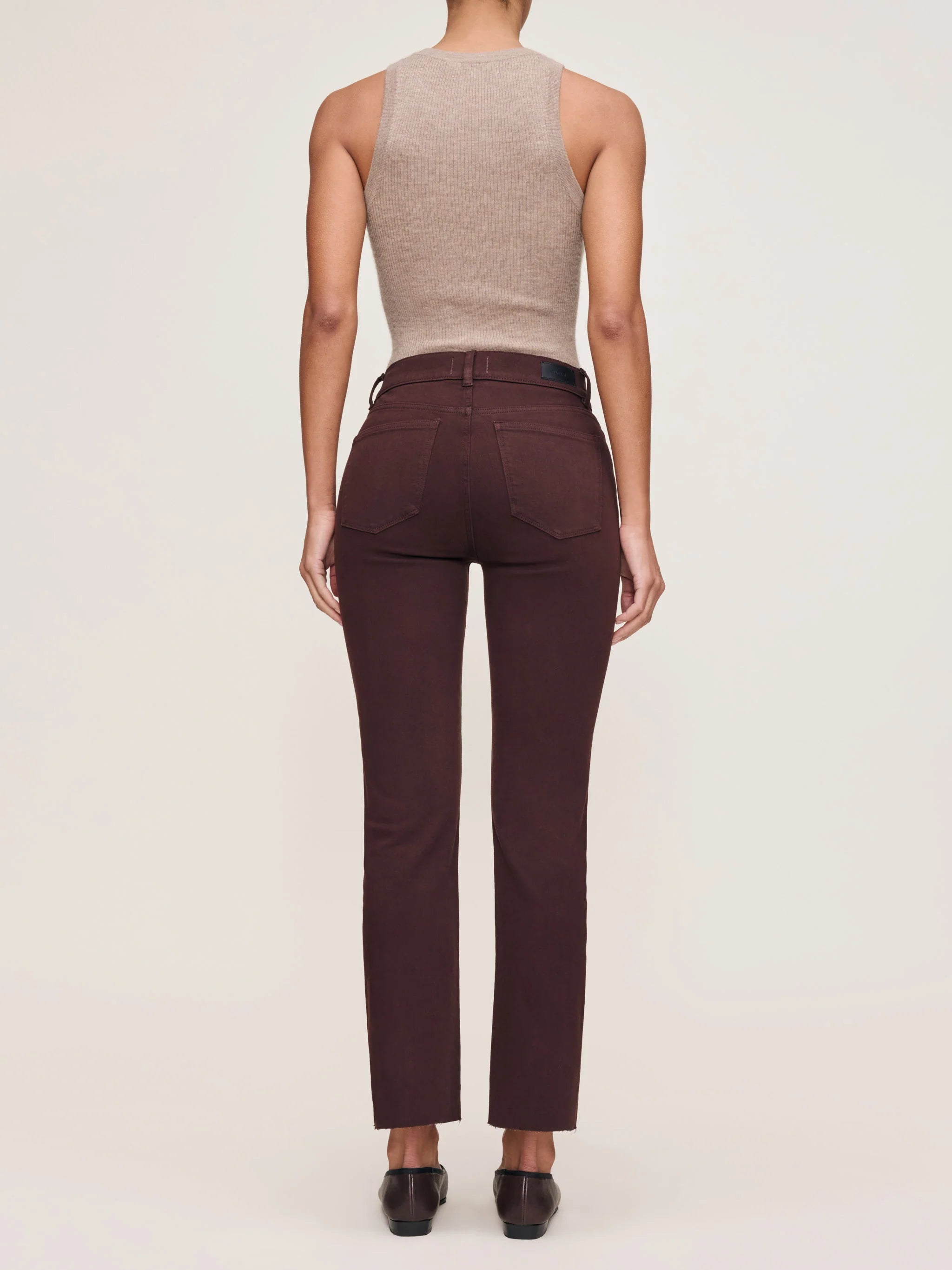 Mara Strait Mid Rise Instasclupt Ankle - Fig